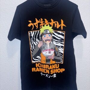 Naruto Black Kids T-Shirt with Vibrant Design